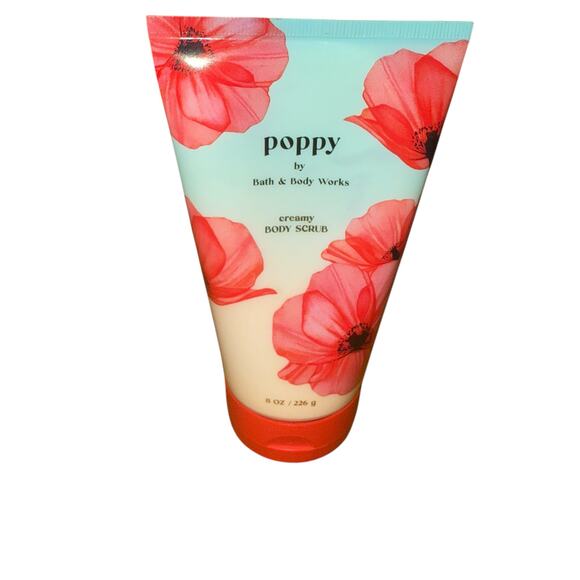 Bath & Body Works Poppy Creamy Body Scrub 8 oz Discontinued Fragrance New - Picture 1 of 2